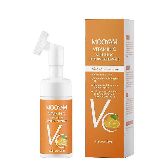 120g Vitamine C Whitening Schuimende Reiniger Rijke Aminozuren Vitaminen Vocht Voorgroei Herstel Verbeter de algehele teint 120ml on Productcaster.