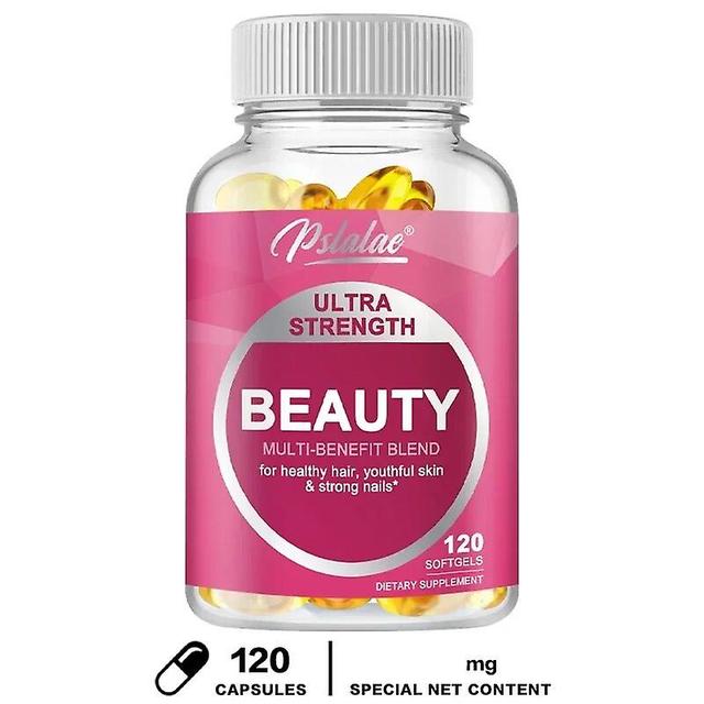 Eccpp A Hair, Skin And Nail Supplement - Containing Vitamins, Minerals, Biotin And Collagen Capsules To Support Skin Whitening 120 Capsules on Productcaster.