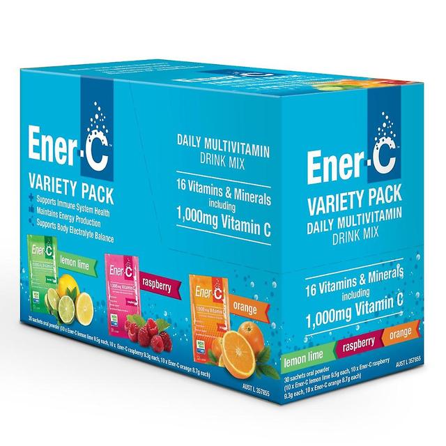 Martin & Pleasance Ener-c variety pack 30 sachets – multivitamin drink mix on Productcaster.