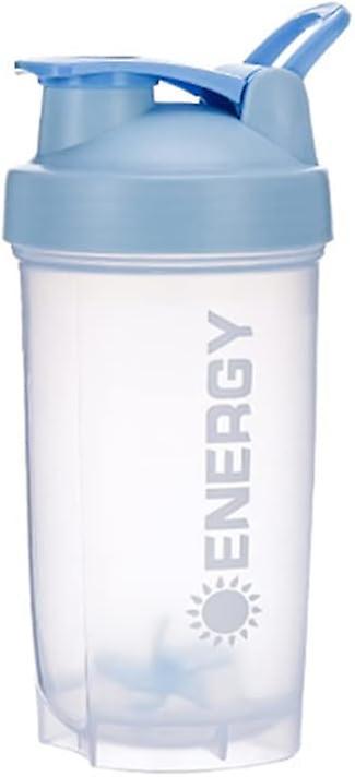 Pxcl Dewenwils Protein Shakers Cup Sports Supplements Shakers With Mixer Ball Fitness Milkshake Sportsmen Portable Training Water Cup 500ml Blue on Productcaster.