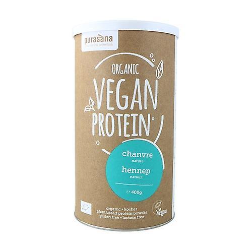 Purasana Natural Hemp Protein 400 g of powder on Productcaster.