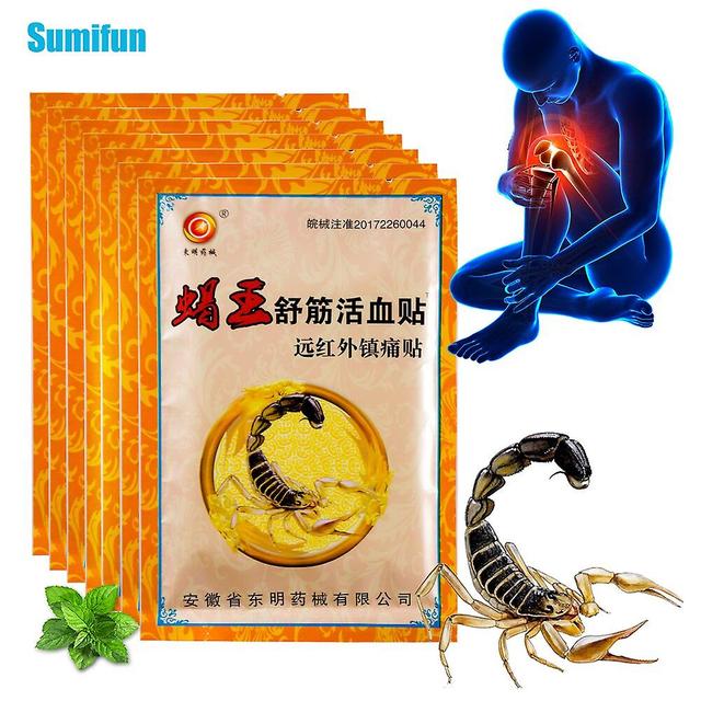 Coscelia 8/16/40/56pcs Scorpion Venom Analgesic Patch Muscle Strain Tenosynovitis Bone Hyperplasia Rheumatoid Arthritis Body Health Care 16pcs in 2... on Productcaster.