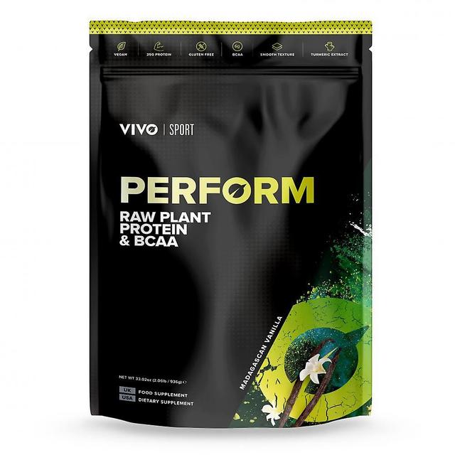 Vivo life perform raw plant protein & bcaa madagascan vanilla 936g on Productcaster.