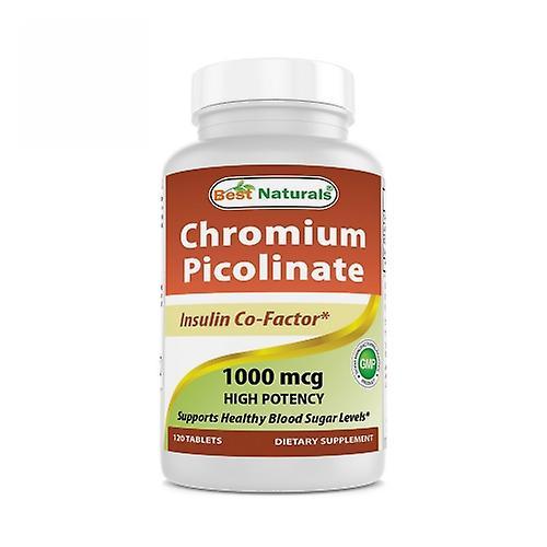 Best Naturals Najlepšie prírodné chromium picolinate, 1000 mcg, 120 kariet (balenie po 1) on Productcaster.