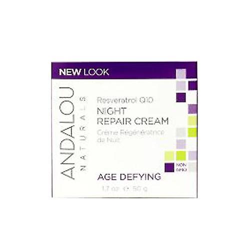 Andalou Naturals Resveratrol Q10 Night Repair Cream, 1,7 oz (Packung mit 1) on Productcaster.