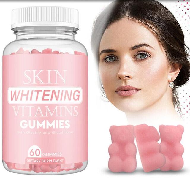 Glutationi Kollageenikumit Kauneuden valkaisukumit Anti-aging sileä iho C-vitamiini Beauty Supplement 60 Gummies Glutationi 3 pcs on Productcaster.