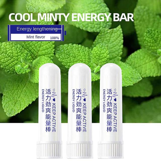 Huamade Nasal Inhaler Mint Nasal Essential Oil Menthol Inhaler Relieve Rhinitis Fatigue Refreshing Artifact Thailand Aromatherapy Spray 3pcs-Minty on Productcaster.