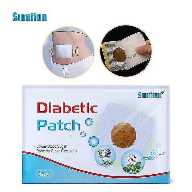 Dhfey Stabiliseert de bloedsuikerspiegel Balans Bloedglucose Medische Gips Herbal Extract Pain Relief Sticker 18pcs on Productcaster.