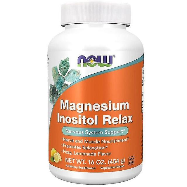 NU Voedsel Magnesium Inositol ontspant Poeder 454g LANG on Productcaster.