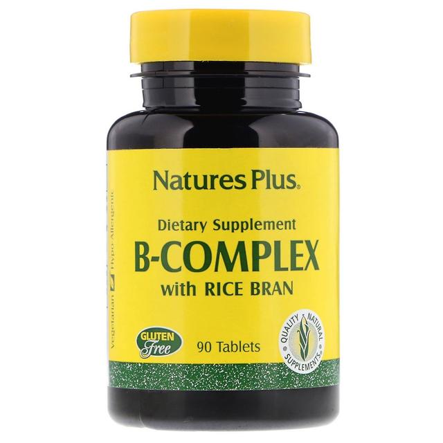 Nature's Plus, B-Complex with Rice Bran, 90 Tablets on Productcaster.