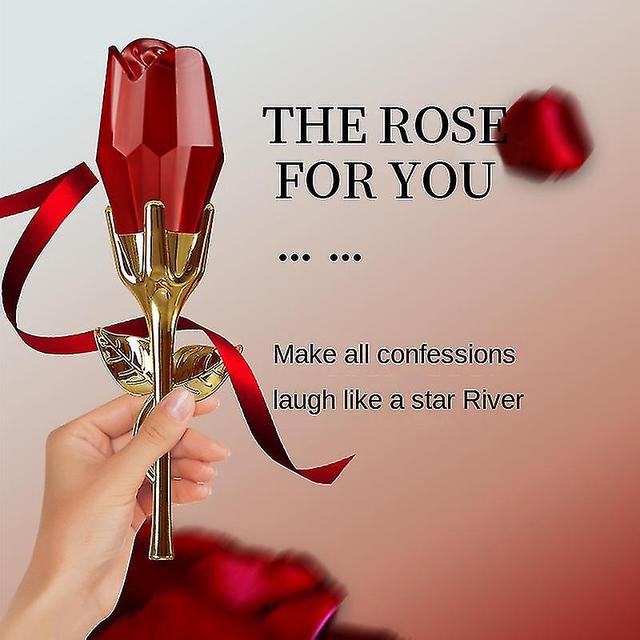 Romantic Red Rose Perfume For Women, Rose Shaped Refreshing Long Lasting Fragrance With Floral Notes Perfume Gift For Her For Dating 2pcs on Productcaster.