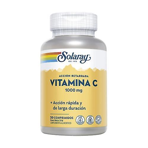 Solaray Vitamin C 30 tablets of 1000mg on Productcaster.