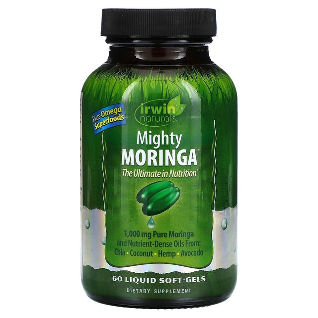 Irwin Naturals, Mighty Moringa, 60 płynnych miękkich żeli on Productcaster.