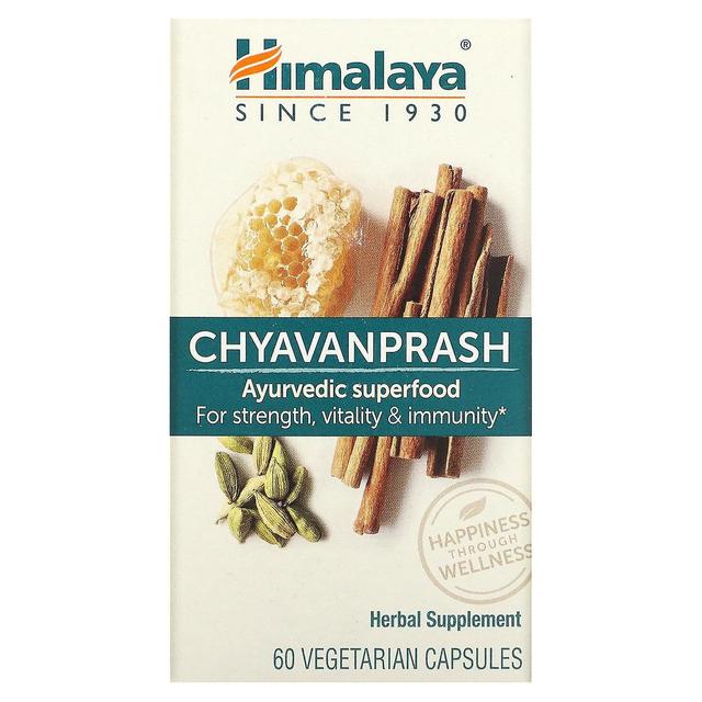 Himalaya, Chyavanprash Ayurvedic Superfood, 60 Vegetariske Kapsler on Productcaster.