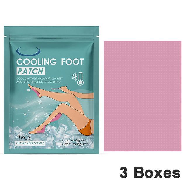 Cooling Foot Patch Refreshing Care Cold Compress Sticker Tired And Pain Relief Cooling Pads 3 Boxes on Productcaster.