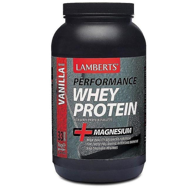 Lamberts Performance Whey Protein Vanilla 1000g (7004-1000) on Productcaster.