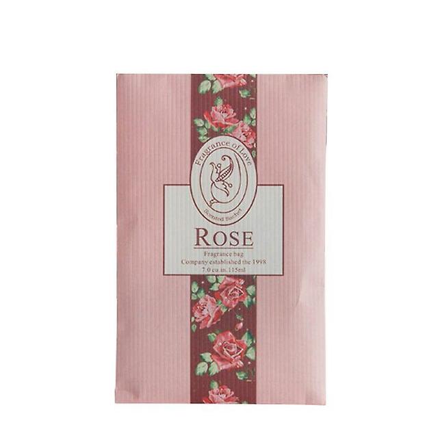 Smell Incense Sachet Air Fresh Scent Bag Flower Perfume Wardrobe Supplies Lavender Dehumidification Prevent Mildew Home Sachets rose on Productcaster.