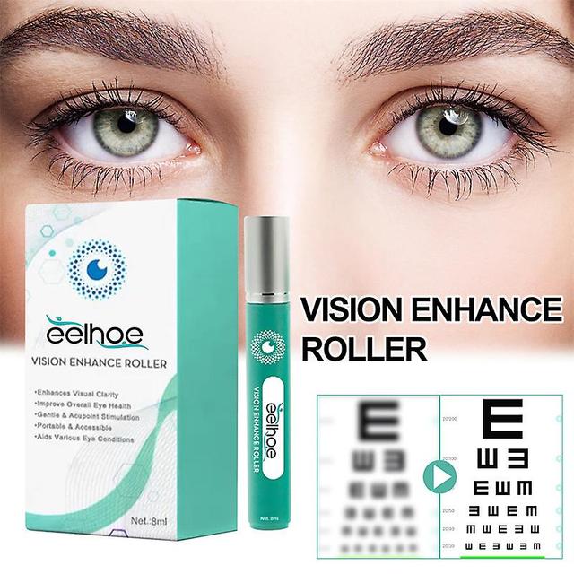 8 ml Restaurar rápidamente la visión Tratamiento Parche para el cuidado de los ojos Rodillo para mejorar la visión Mejorar el alivio ocular Ayuda a... on Productcaster.