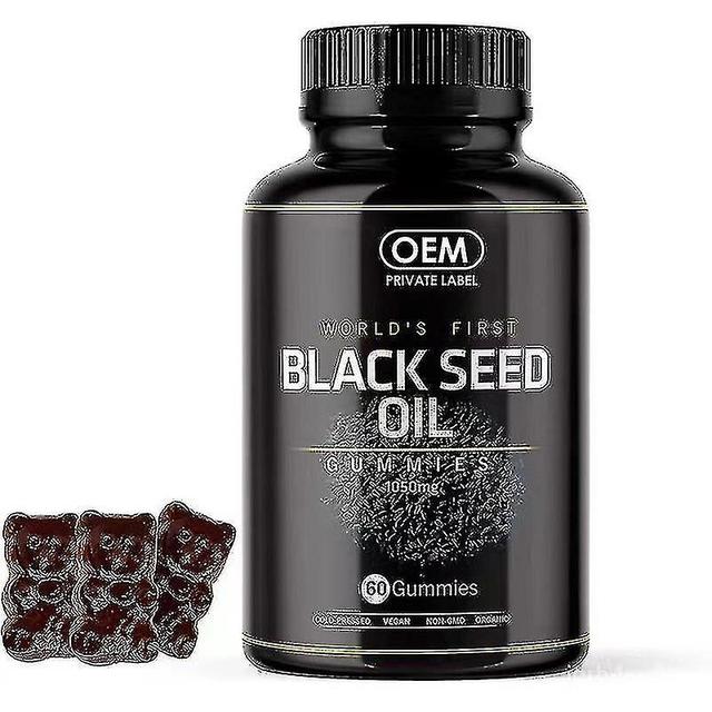 Organic Black Seed Oil Gummies - World's First Gummies With 4%+ Thymoquinone - Cold Pressed Vegan Black Cumin Seed Nigella Oil - Antioxidant Suppor... on Productcaster.