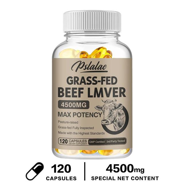 Eccpp Grass Fed Dried Beef Liver Capsules Natural Iron, Vitamin A, B12 - New Zealand Grown Resistant, No Hormones Or Chemicals 120 Capsules on Productcaster.