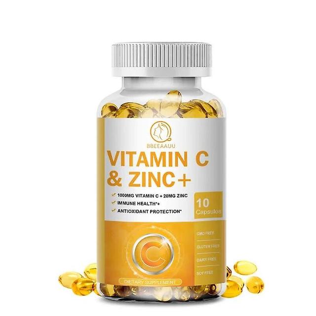 Tib High Potency 20mg Zinc Capsule With 1000mg Vitamin C Hair Nails And Joints Immune Health Supplement Tib 10PCS on Productcaster.