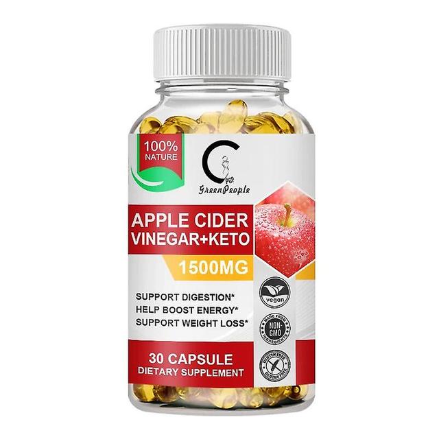 Hikig Apple Cider Vinegar Capsules Extra Strength Removing fat Release Detox Capsule Keto BHB for Women&Men 30pcs on Productcaster.