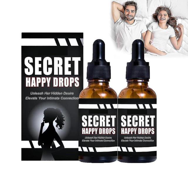 Secret Happy Drops Pleasurepeak orala droppar, kroppsvårdshormoner droppar, förbättrar känslighet och nöje, förbättrar intimitet -30ml 2st - 60ml on Productcaster.