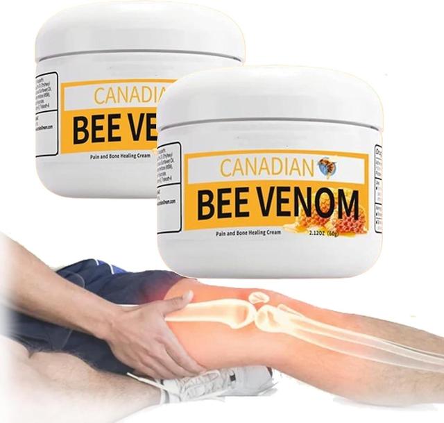 Denstyle Canadian Bee Venom Alleviating Bone Pain,Australian Honey Bee Cream,New Zealand Bee Venom Joint Relief Gel for Back, Neck, Hands, Feet 2 Pcs on Productcaster.