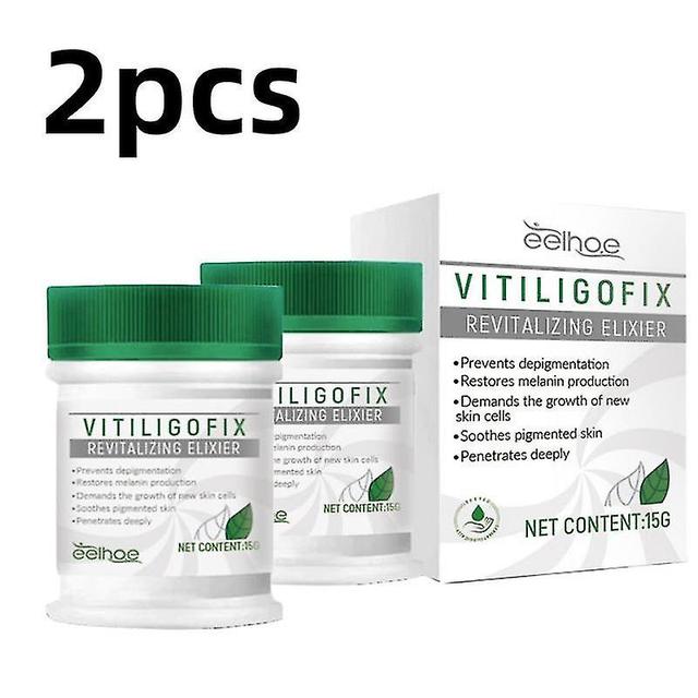 2pcs Vitiligo Repair Cream Pigmentation Corrector Cure Mycosis Ringworm White Spots Antibacterial Tr on Productcaster.