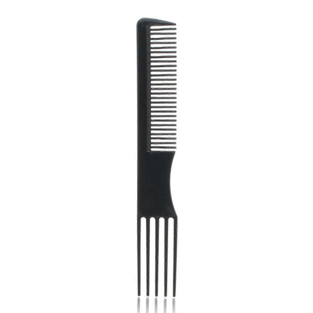 Achieve flawless hair styling with eurostil's 19cm black curved comb! on Productcaster.