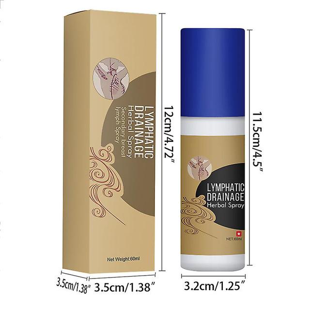 Lymfatická drenáž Bylinný sprej účinne eliminuje lymfatické uzliny Vice Breast Elimination Liquid on Productcaster.