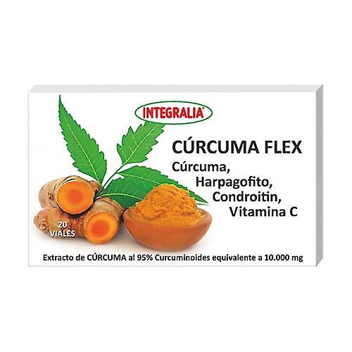 Integralia Cúrcuma flex bem-estar ossos e articulações 20 frascos para injetáveis de 10ml on Productcaster.