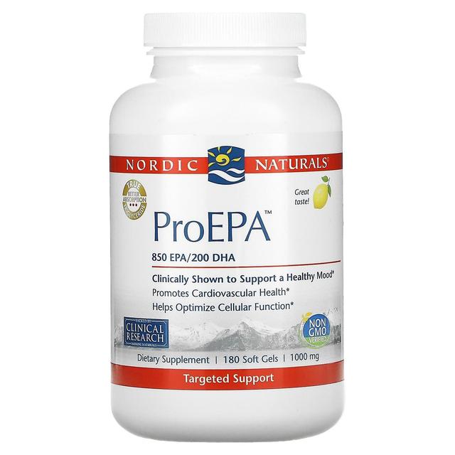 Nordic Naturals, ProEPA, Citron, 1.000 mg, 180 bløde geler on Productcaster.