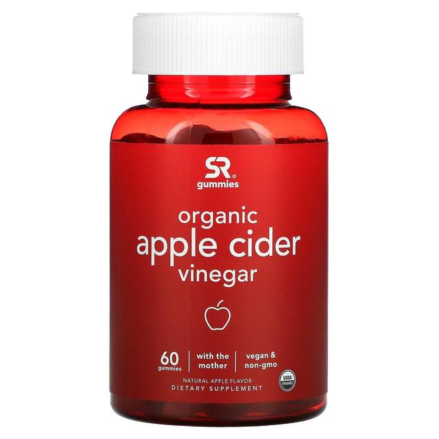 Sports Research Sportforskning, ekologisk äppelcidervinäger med modern, naturligt äpple, 60 gummier on Productcaster.