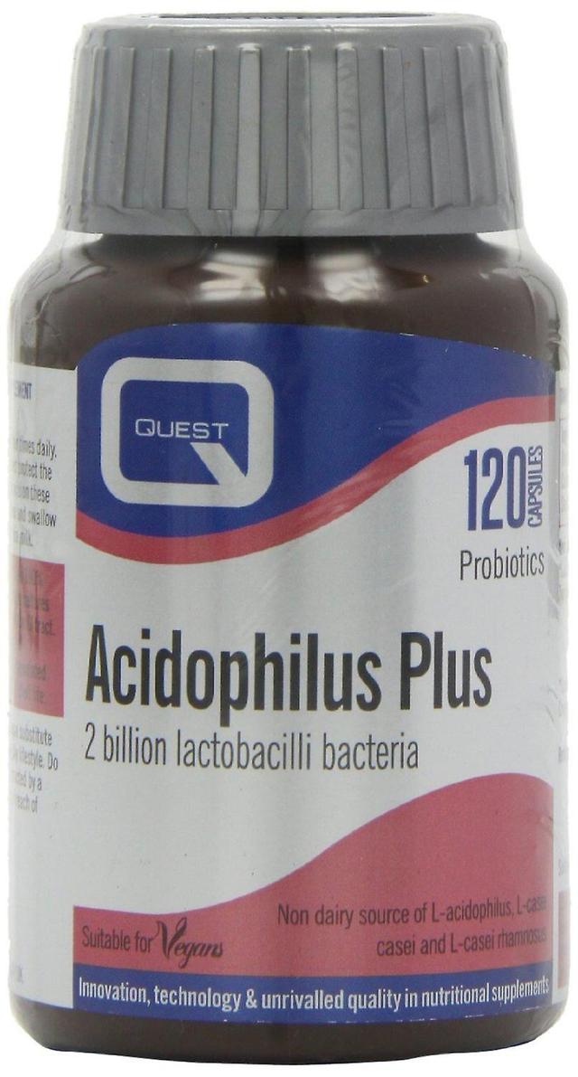 Quest Acidophilus Plus 2 billion lactic bacteria, 120 Caps (Vegan) on Productcaster.