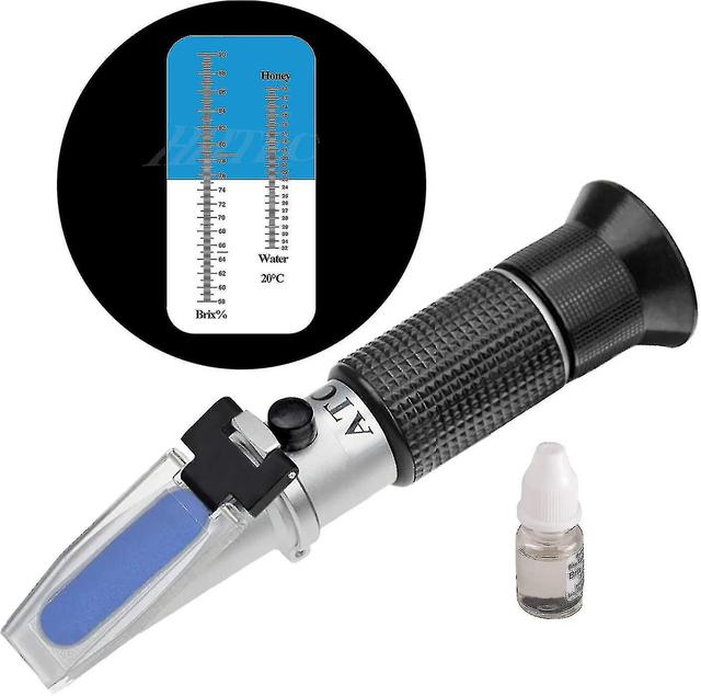 New 2023 Beekeepers Honey Refractometer 58-90% Brix 10-32% Wet Water Sugar For Beekeepers Honey Condensation Milk Vegetable Oils, Sugar Syrup Fruit Ja on Productcaster.