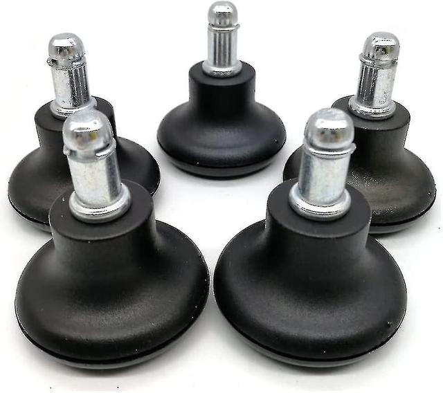 5 Pcs Office Chair Wheel Stoppers Office Chair Swivel Caster Wheels, High Profile Bell Glides with I on Productcaster.