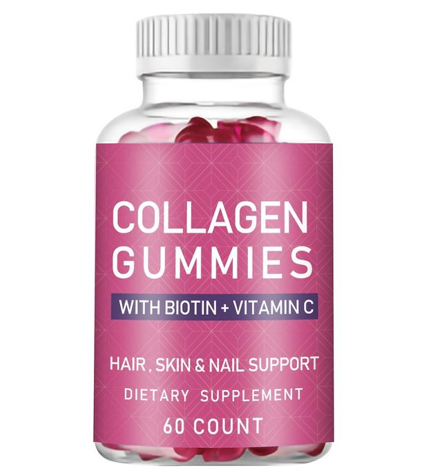 Biotin Collagen Hair Gummy Bears Vitamin Beauty Whitening Multivitamin on Productcaster.