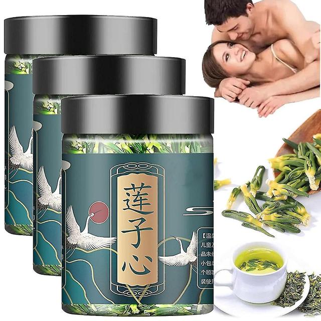 Lotus Core Tea For Men, Lotus Core Tea, Liver And Care Tea, Lian Zi Xin Tea, Dried Lotus Plumule Tea 60g 3Pcs on Productcaster.