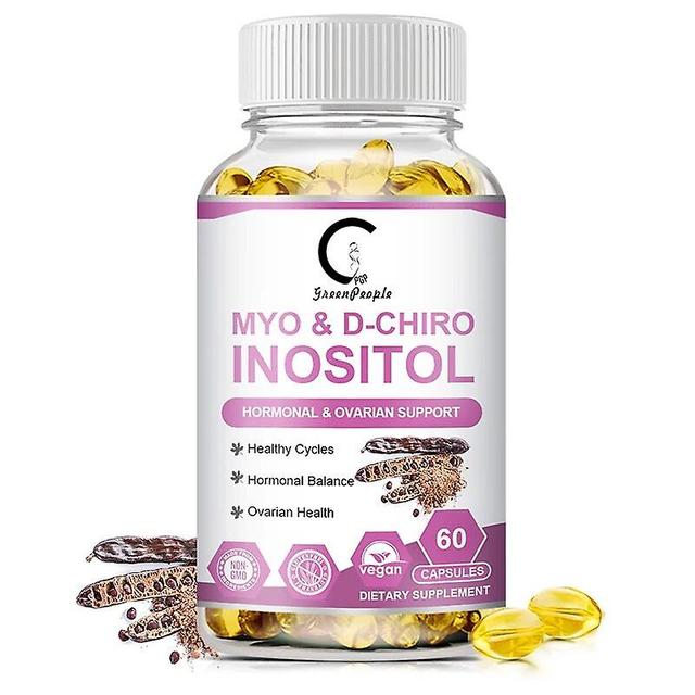 Hikig Natural Myo-Inositol & D-Chiro Inositol Hormone Balance Vitamin B8 to Regulate Menstrual Cycle for Women 60pcs on Productcaster.