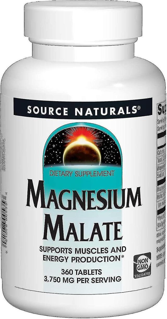 Source Naturals Magnesium Malate 1250mg 360 Tablets on Productcaster.