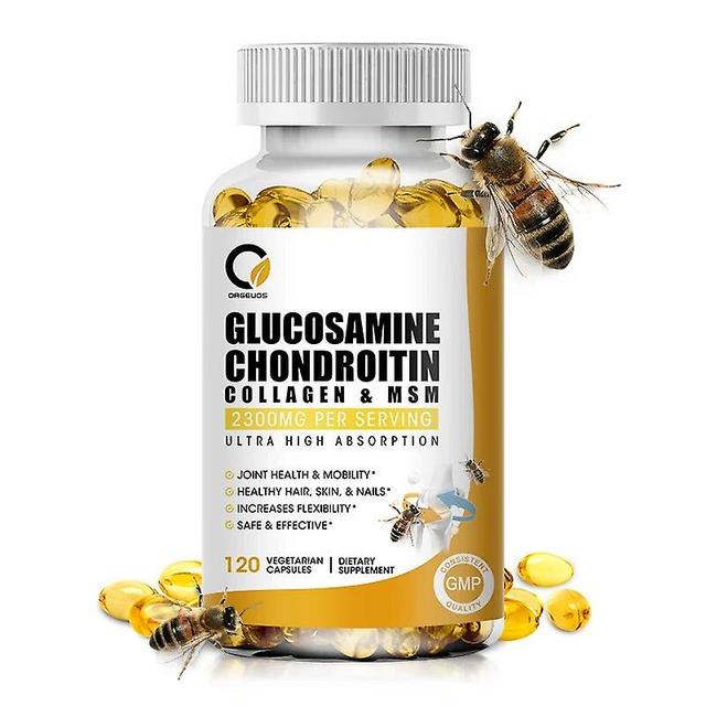 Chondroitin Glucosamine Capsules with Bee Venom powder for Knee Relief Pain Joint Health Bone Quickly Nutrition SupplementTIB TIB . 120pcs on Productcaster.