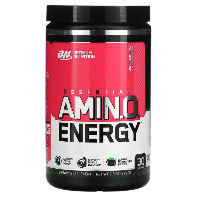 Optimum Nutrition, ESSENTIAL AMIN.O. ENERGY, melón, 9,5 oz (270 g) on Productcaster.