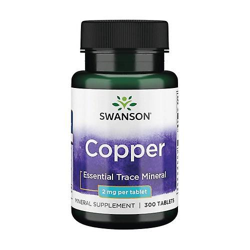 Swanson Premium copper 2 mg 300 tablets of 2mg on Productcaster.