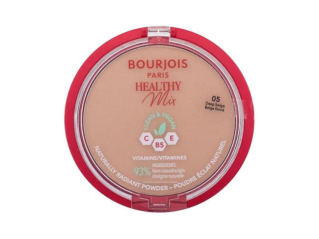 Bourjois Paris - Healthy Mix Clean & Vegan Naturally Radiant Powder 05 Deep Beige - For Women, 10 g on Productcaster.