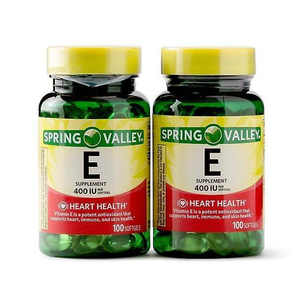 Spring valley vitamin e softgels 400 iu, 100 count, 2 pack on Productcaster.