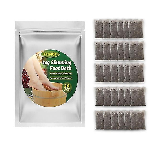 Anter Wormwood Ginger Feet Soaking Bathing Slimming Foot Soak Natural Herb Foot Bath 30pcs on Productcaster.