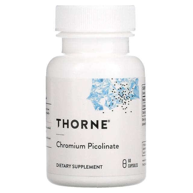 Thorne Research, Kromipikolinaatti, 60 Kapselia on Productcaster.