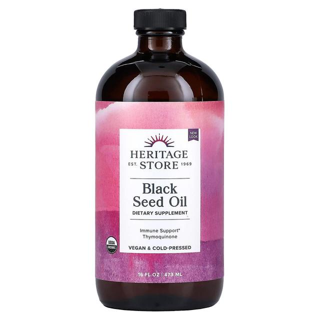 Heritage Store, Black Seed Oil, 16 fl oz (473 ml) on Productcaster.